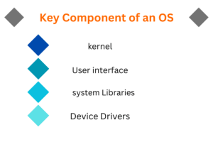 component of operating sytem in hindi